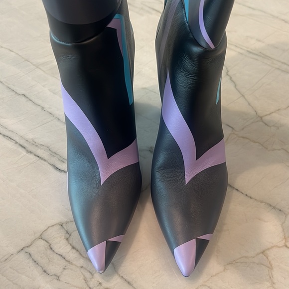 Emilio Pucci Koche graphic print boots size 41 - Picture 3 of 7